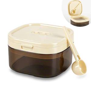 lot 2034 image: Powdered Creamer Dispenser,14oz BPA-Free Food Container with Magnetic Spoon