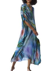 lot 2073 image: Caftans for Women Beach Kaftan Dresses Swimsuit Cover Up Caftan Dress