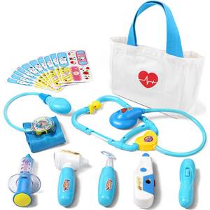 lot 2077 image: Liberry Doctor Kit Toys for Toddlers Ages 3 4 5 with Light & Sound, Blue