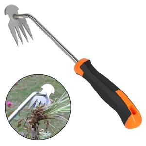 lot 2098 image: SIXCAR Weed Remover Tool,Portable Garden Weeder Tool,New Gardening Weeding Tools,for Garden Hand Tools for Vegetable Gardening Backyard Farm Planting & Uprooting Weeding Tool (Rubber Handle)