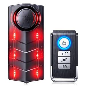 lot 2122 image: Upgraded 115dB Car Alarm System, Anti-Theft Vibration Sensor Alarm with Ultra-Bright Red Warning Light, Wireless Remote Anti Theft Vehicle Device, for Car, RV, SUV, Truck.