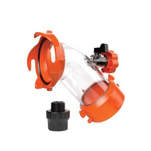 lot 2472 image: Camco Rhino Blaster RV Tank Rinser with Backflow Preventer, 45-Degree Elbow