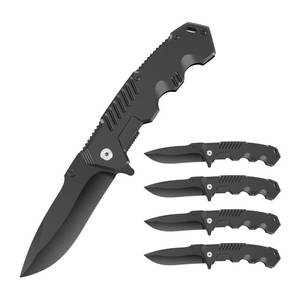 lot 2491 image: Uninuou Bulk Pocket Knives, 4 Pack Assisted Opening Folding Knives Groomsmen Gifts