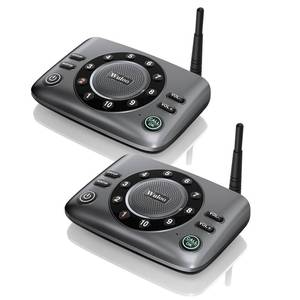 lot 5327 image: Hands-Free Intercoms Wireless for Home Business, Wuloo Upgrade Two Way Audio Intercom System for Elderly, Full Duplex Room to Room Intercom with 5280 ft Range Clear Sound Anti-Interference, Pack of 2