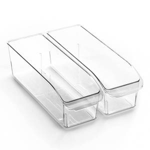lot 5343 image: BINO  Plastic Storage Bins, Small  THE CURVE COLLECTION  Multi-Use Organizer Bins  Storage Containers Kitchen, Pantry and Home Organization  Fridge Organizers  Pantry Organization and Storage