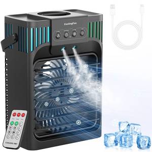 lot 7138 image: Serantzon Portable Evaporative Air Cooler with Remote