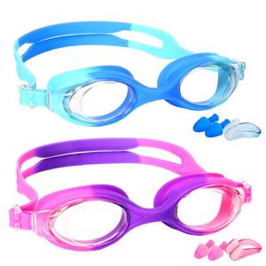 lot 8338 image: EWPJDK Kids Swim Goggles 2 Pack Anti-Fog Anti-UV