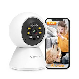 lot 8345 image: VSTARCAM 3MP Indoor WiFi Security Camera