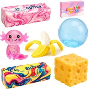 lot 8489 image: UHACLWS 5Piece Squishy Toy Pack