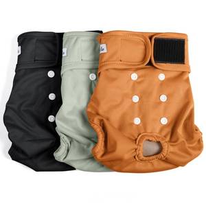 lot 8496 image: Grecle Reusable Female Dog Diapers - Size L