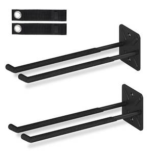 lot 9764 image: Nacial Garage Wall Hangers, Heavy Duty Ladder Hooks, 12.4 Inch 2 Pack