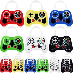 lot 9781 image: Silkfly 24 Video Game Party Favor Bags, Reusable, 6 Colors