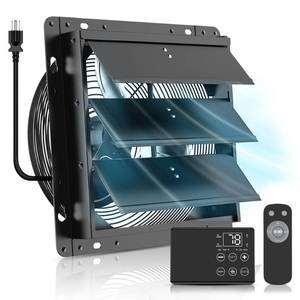 lot 9811 image: Ehiair 8 Upgraded Shutter Exhaust Fan with Thermostat & Remote Control