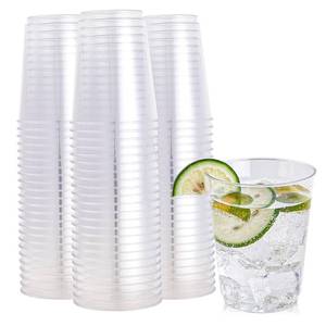 lot 9816 image: FOCUSLINE 100 Count 10 oz Clear Plastic Cups