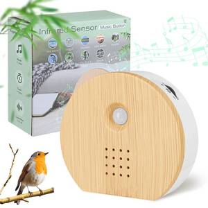 lot 10075 image: Singing Bird Box Original, White Noise Nature Sound Box with Motion Sensor Portable Birds Chirping with Timer, 9 Soothing Songs, Sound Therapy for Bathroom, Home, Baby, Adult, Travel Relaxing (0-90dB)