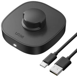 lot 10082 image: SOFTGAS Compatible with Ring Gen3 Charger Size 8, Fast and Safe Charging Dock with USB-C Cable, Travel-Friendly Design for Smart Ring (Black)