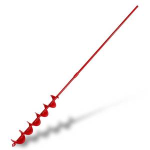 lot 10090 image: TCBWFY 2x32 Inch Auger Drill Bit for Planting - Long Handle Easy Planter Garden Auger - Bulb & Bedding Plant Augers - Post Hole Digger for 38Hex Drive