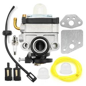 lot 10109 image: JUUDDENPARTS BHX2500 Carburetor 168641-9 Carburetor & Fuel System Kit Replacement for Makita BHX2500 Series 24.5cc MM4 Engine, Includes Primer Bulb, Spark Plug, Fuel Caps, Filters, Hoses & Gaskets
