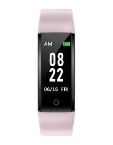 lot 10115 image: GRV Pedometer Watch No Bluetooth Steps Counter Simple Fitness Tracker Pink