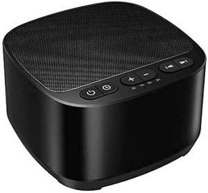 lot 10124 image: Magicteam Sleep Sound White Noise Machine with 40 Natural Soothing Sounds and Memory Function 32 Levels of Volume Powered by AC or USB and Sleep Timer Sound Therapy for Baby Kids Adults (B-Black)