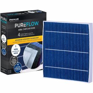 lot 10131 image: PUREFLOW PC9958HX HEPA Cabin Air Filter  Fits 2014-2018 Chevrolet Silverado 1500, GMC Sierra 1500 4.3L, 5.3L, 6.2L