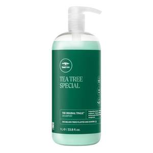lot 10138 image: Tea Tree Special Shampoo, Deep Cleans, Refreshes Scalp, For All Hair Types, Especially Oily Hair, 33.8 fl. oz.