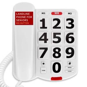 lot 13848 image: Uvital Big Button Phone for Seniors, White