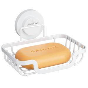 lot 13852 image: LEVERLOC Suction Cup Soap Dish Wall Mounted