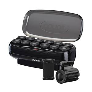 lot 13857 image: Conair Velvet Flocked Jumbo Hot Rollers Set