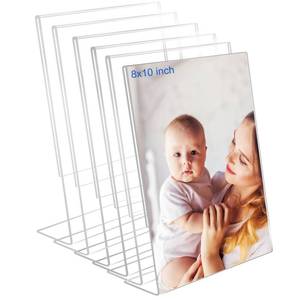 lot 13867 image: Bolidery Acrylic Picture Frames 8x10 Set of 6