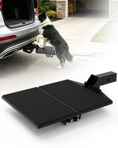 lot 13871 image: RETRUE Dog Hitch Step for 2 Receiver  Retail $109.99