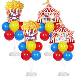 lot 13889 image: Naozinebi Carnival Circus Balloon Stand Kit 4-Pack