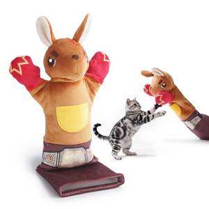 lot 14066 image: PURETOY Cat Wrestling Glove, 22 inch with Catnip Pouches