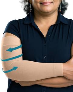 lot 14075 image: KEMFORD Lymphedema Compression Arm Sleeves 15-20 mmHg L