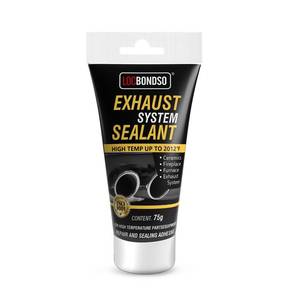 lot 14082 image: LOCBONDSO Muffler Repair Kit, 2.6 oz, 2012°F