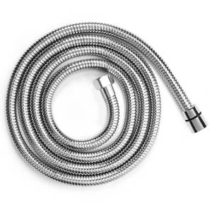 lot 14092 image: Blissland Shower Hose 118 Inches Brushed Chrome