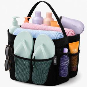 lot 14161 image: YASONIC Mesh Shower Caddy with 8 Pockets