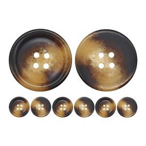 lot 14166 image: Candeola 15-Piece 1 Brown Resin Sewing Buttons