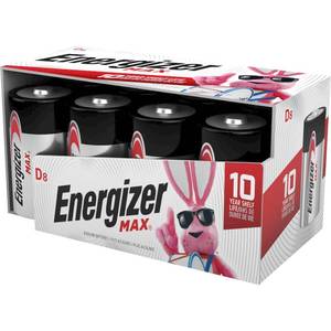 lot 14212 image: Energizer D Batteries (8 Pack), D Cell Battery, Premium Alkaline