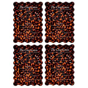 lot 14237 image: BrightRow 4 Pcs Mahjong Shuffler Tile Mixing Card,Brown,Wave,Tortoise