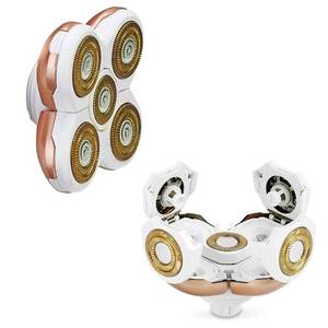 lot 14243 image: EwaCCen Womens Electric Shaver Replacement Heads  5 Legs Hair Removal Razor Replacement Heads 4D Floating Heads Replacement Blades for Women