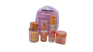 lot 14273 image: Tree Hut Pink Hibiscus On-The-Go Kit Shea Sugar Scrub