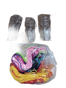 lot 14277 image: Magnifying Glass Kits, 100pcs, multicolored lanyards