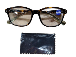 lot 14282 image: Womens Reading Glasses, 1.00, blue light blocking, tortoise shell