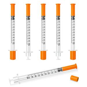 lot 14298 image: 0.5mlcc 30G 516 Scientific Lab Syringe, Pack of 100, Disposable Individual Package
