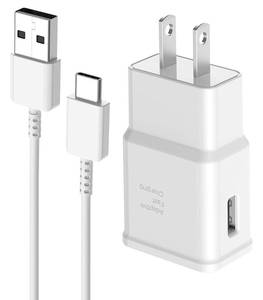 lot 14342 image: Fast Charger for Samsung 6ft Type C Fast Charging Cable Cord