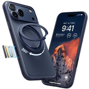 lot 14362 image: TORRAS for iPhone 17 Pro Max Case, 360 Magnetic Stand, O3 Fitness Series