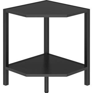 lot 19102 image: Creso 2-Tier Industrial Corner Bookshelf
