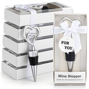 lot 19106 image: Ferraycle Heart Wine Stoppers 30-Piece Set