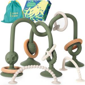 lot 20012 image: Jumble Dream Baby Teether Suction Toy, Green
